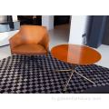 Mondrian petites tables avec dessus en marbre